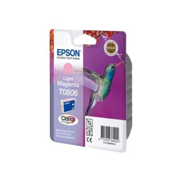 Original Epson T0806 Standard Yield Light Magenta Ink Cartridge