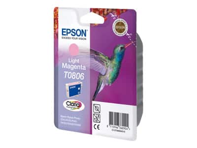 Original Epson T0806 Standard Yield Light Magenta Ink Cartridge