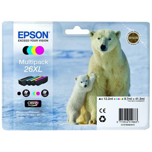 Original Epson 26XL High Yield Multipack Ink Cartridge