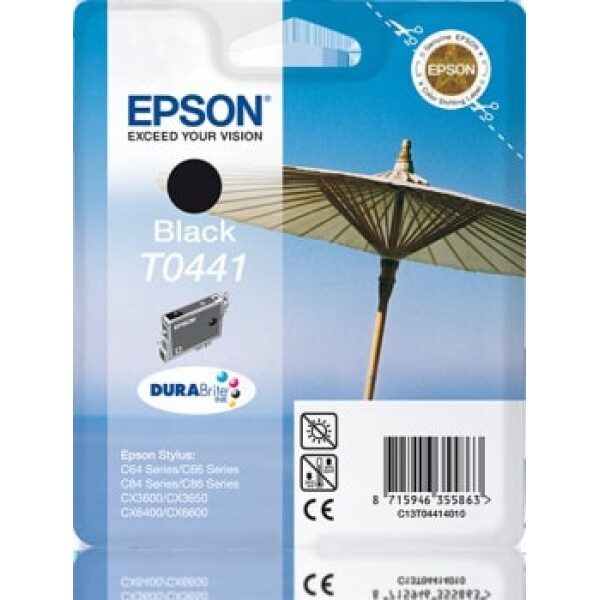 Original Epson T0441 Standard Yield Black Ink Cartridge