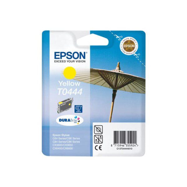 Original Epson T0444 Standard Yield Yellow Ink Cartridge