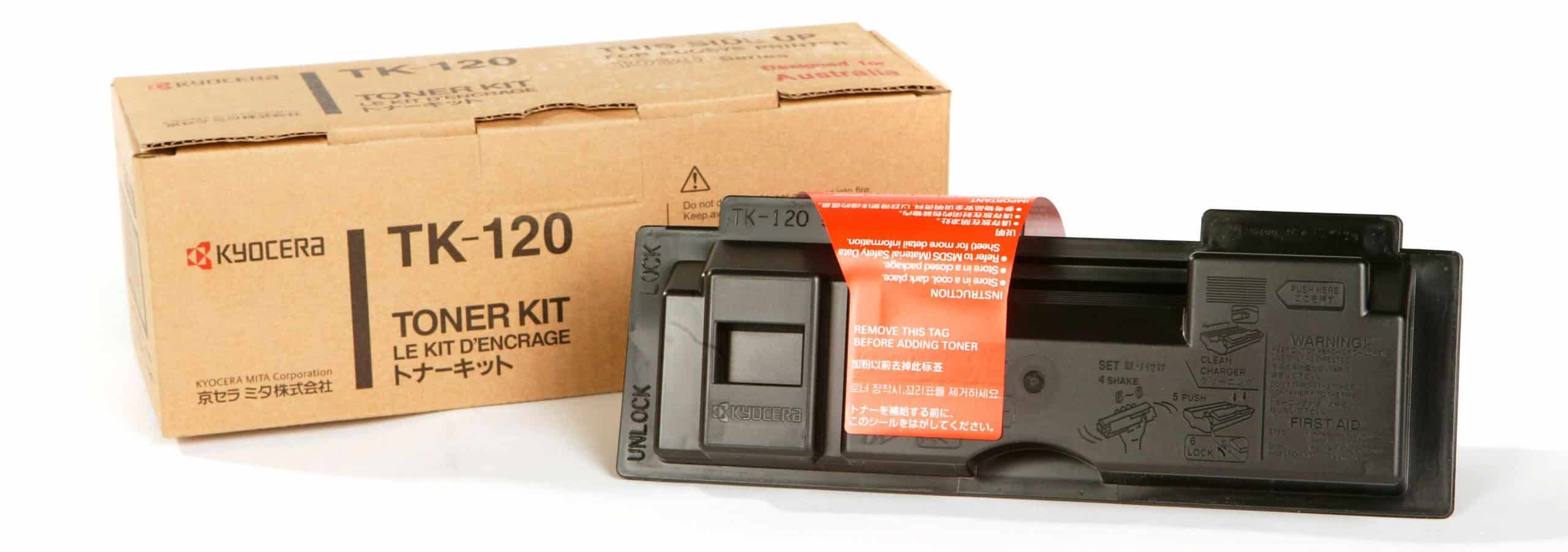 Original Kyocera TK120H Standard Yield Black Toner Cartridge