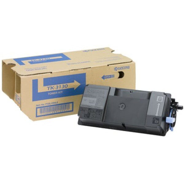 Original Kyocera TK3130 Standard Yield Black Toner Cartridge twin pack