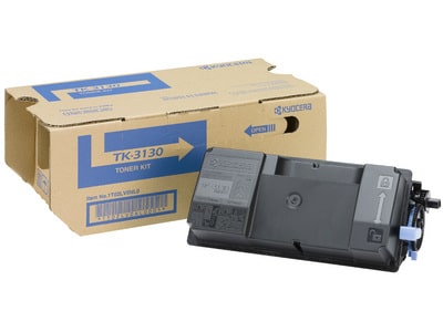Original Kyocera TK3130 Standard Yield Black Toner Cartridge twin pack