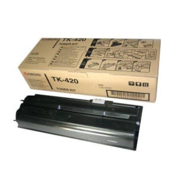 Original Kyocera TK420 High Yield Black Toner Cartridge Twin Pack