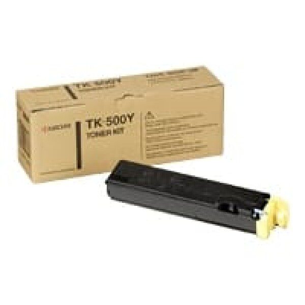 Original Kyocera TK500Y High Yield Yellow Toner Cartridge
