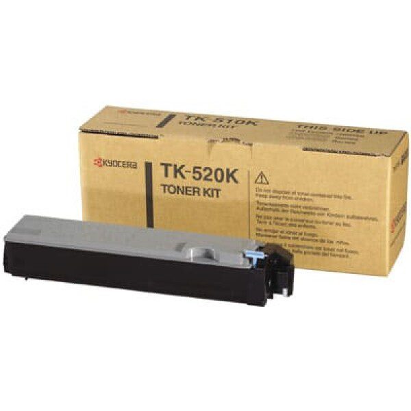 Original Kyocera TK520B Standard Yield Black Toner Cartridge