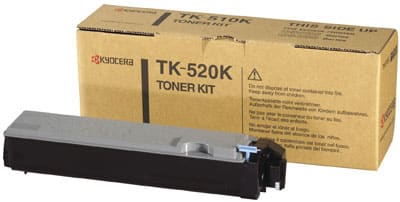 Original Kyocera TK520B Standard Yield Black Toner Cartridge