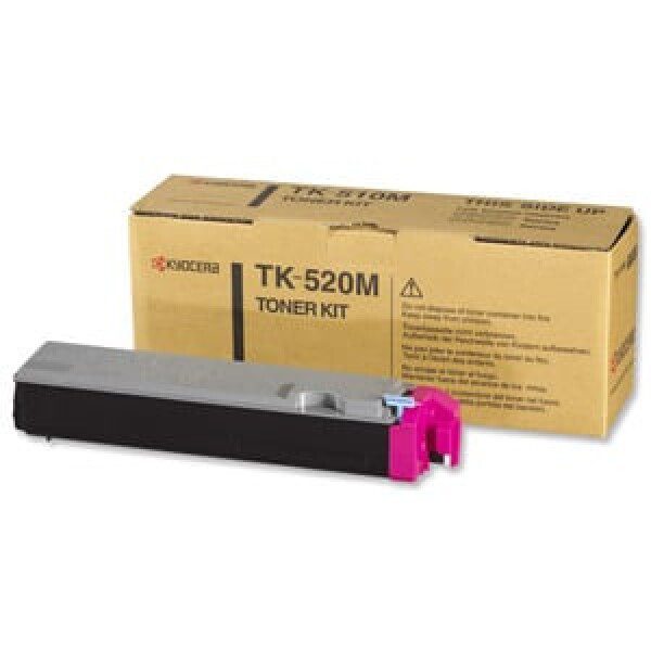 Original Kyocera TK520M Standard Yield Magenta Toner Cartridge
