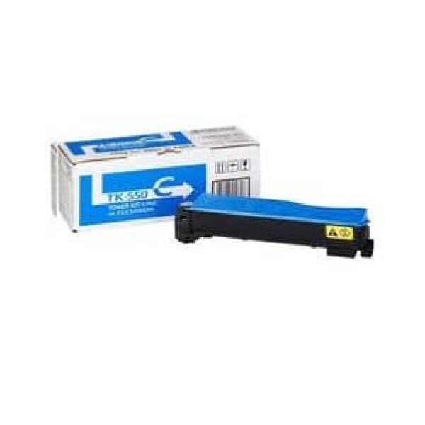 Original Kyocera TK550C Standard Yield Cyan Toner Cartridge