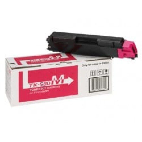 Original Kyocera TK580M Standard Yield Magenta Toner Cartridge