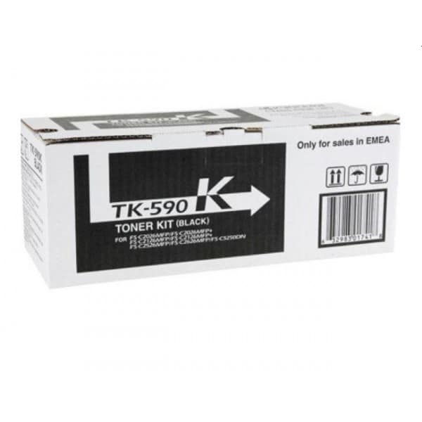 Original Kyocera TK590B Standard Yield Black Toner Cartridge