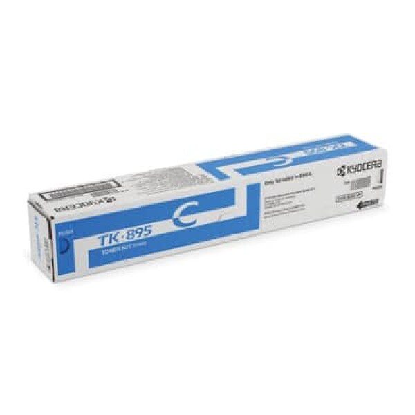 Original Kyocera TK895C Standard Yield Cyan Toner Cartridge