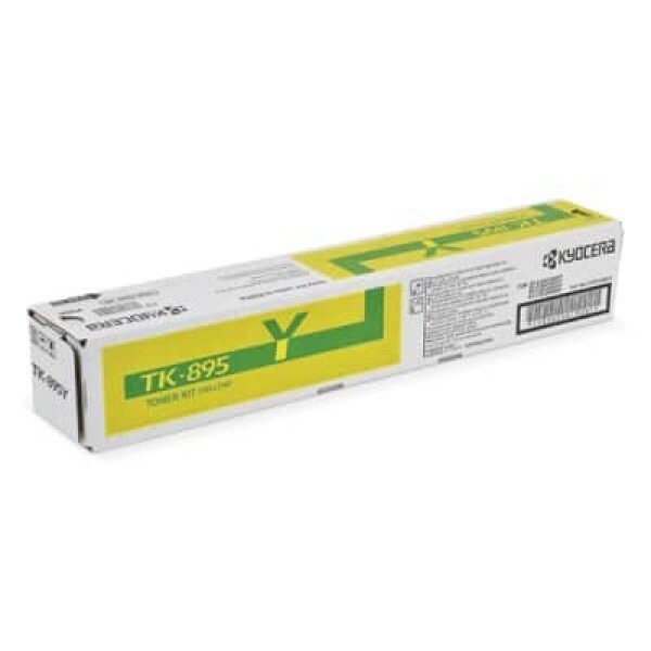 Original Kyocera TK895Y Standard Yield Yellow Toner Cartridge