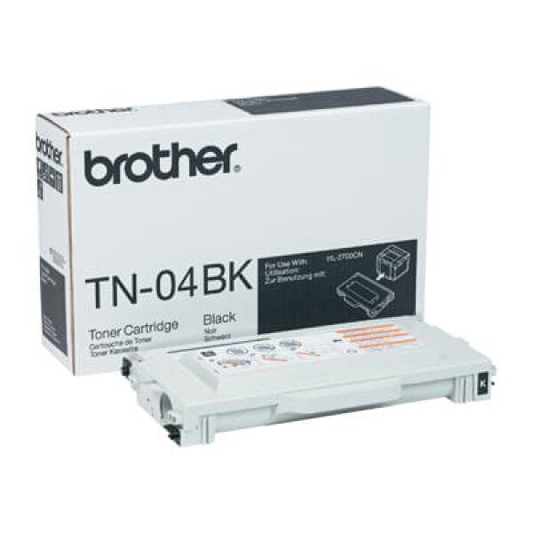 Original Brother TN04BK Standard Yield Black Toner Cartridge