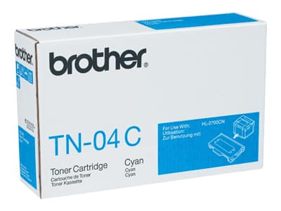 Original Brother TN04C Standard Yield Cyan Toner Cartridge