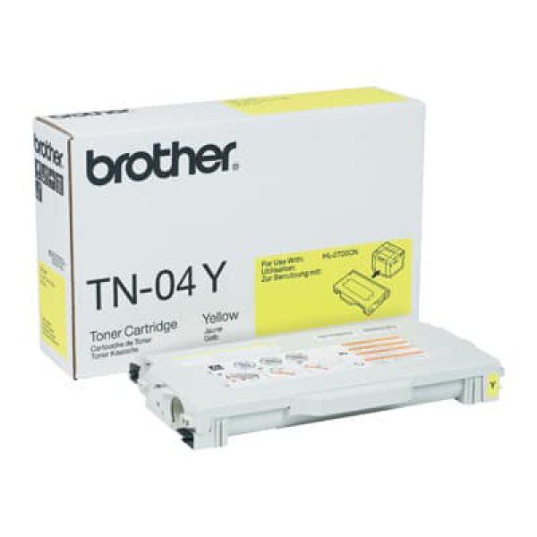 Original Brother TN04Y Standard Yield Yellow Toner Cartridge