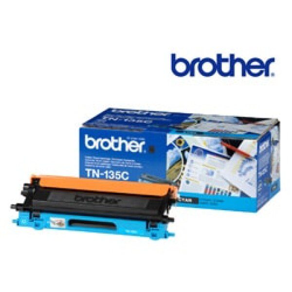 Original Brother TN135C High Yield Cyan Toner Cartridge