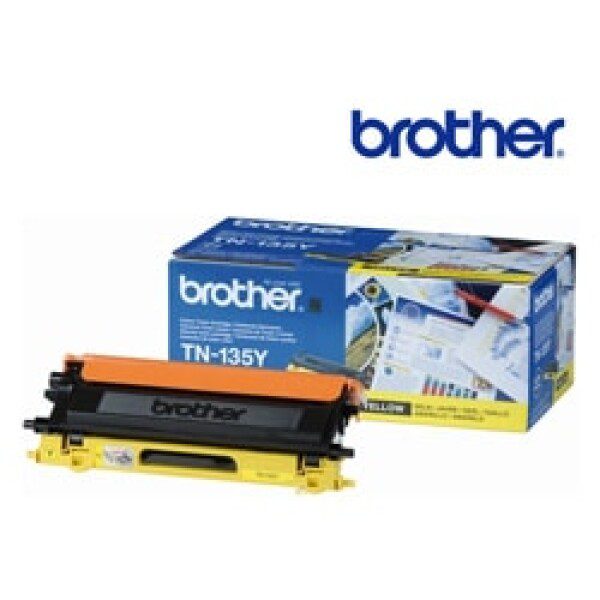 Original Brother TN135Y High Yield Yellow Toner Cartridge
