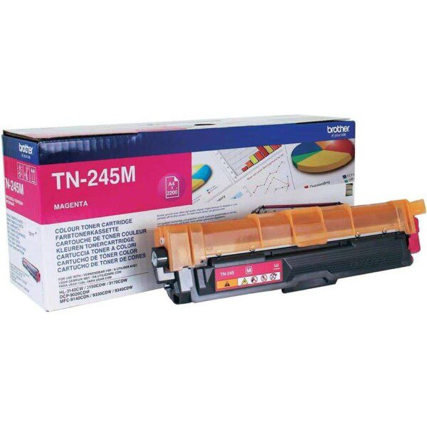 Original Brother TN-245M High Yield Magenta Toner Cartridge