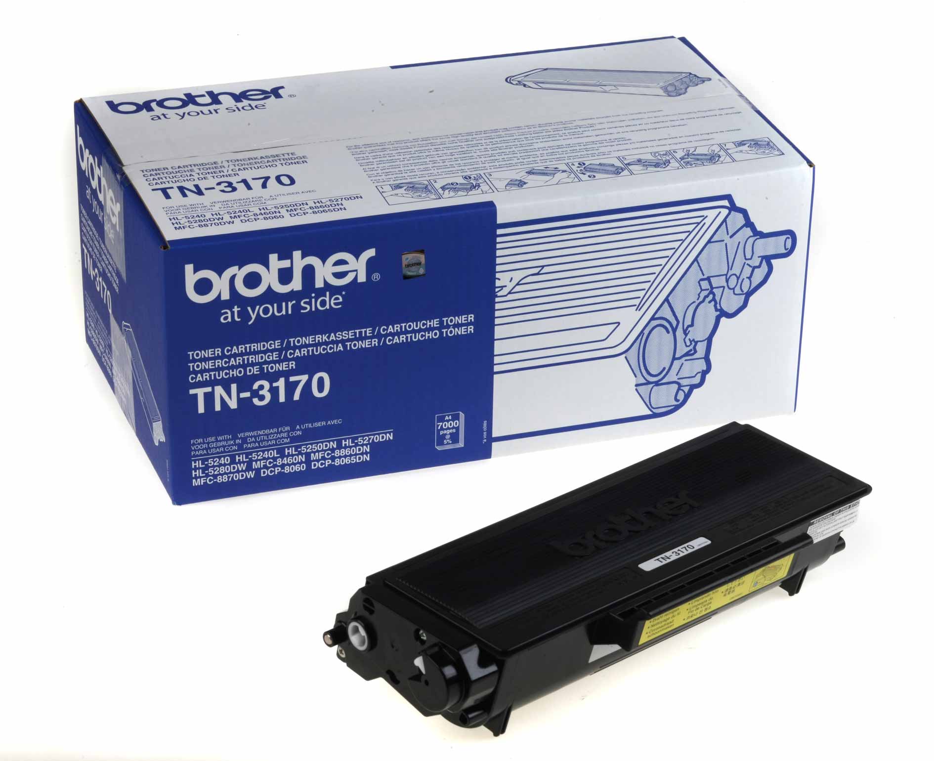 Original Brother TN-3170 High Yield Black Toner Cartridge