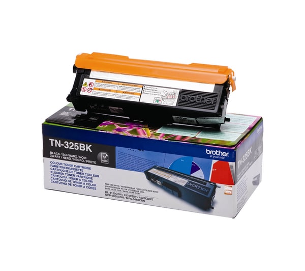 Original Brother TN-325BK Standard Yield Black Toner Cartridge