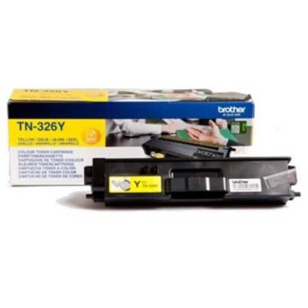 Original Brother TN326Y High Yield Yellow Toner Cartridge