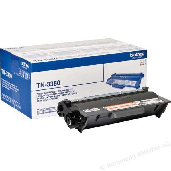 Original Brother TN3380 High Yield Black Toner Cartridge