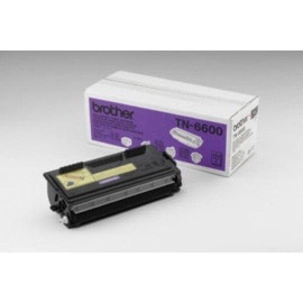 Original Brother TN-6600 High Yield Black Toner Cartridge Twin Pack