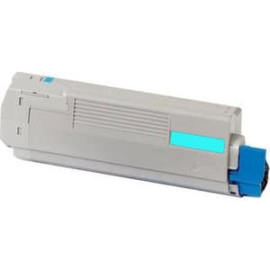 Compatible OKI 43872307 Standard Yield Cyan Toner Cartridge