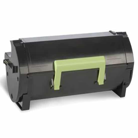 Compatible Lexmark 602h High Yield Black Toner Cartridge twin pack
