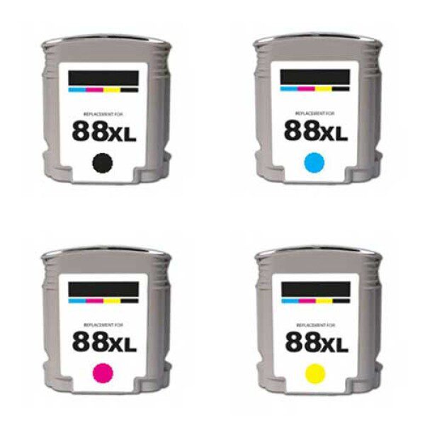 Compatible HP 88xl High Yield Multipack Ink Cartridge