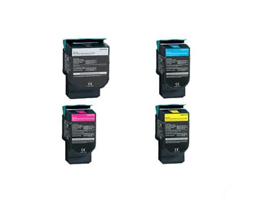 Compatible Lexmark C544X1 High Yield Multipack Toner Cartridge
