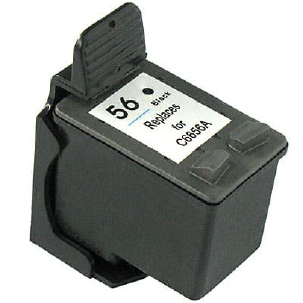 Compatible HP 56 Standard Yield Black Ink Cartridge Twin pack