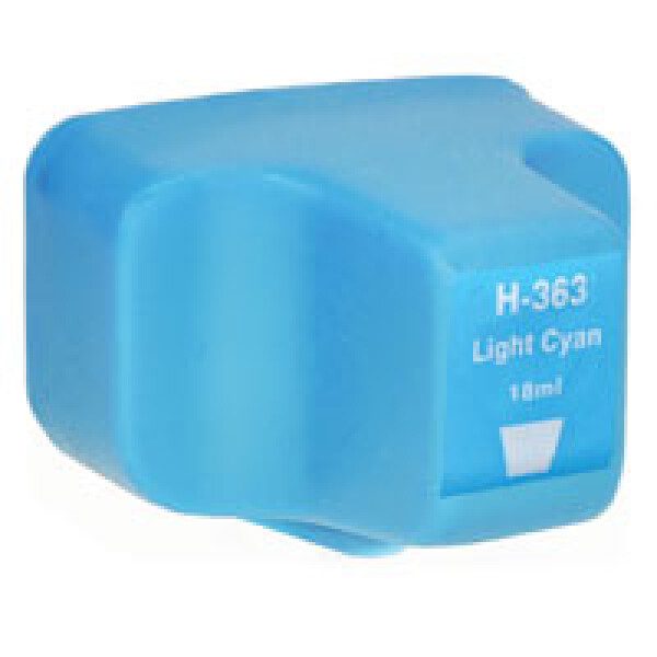 Compatible HP 363 Standard Yield Light Cyan Ink Cartridge