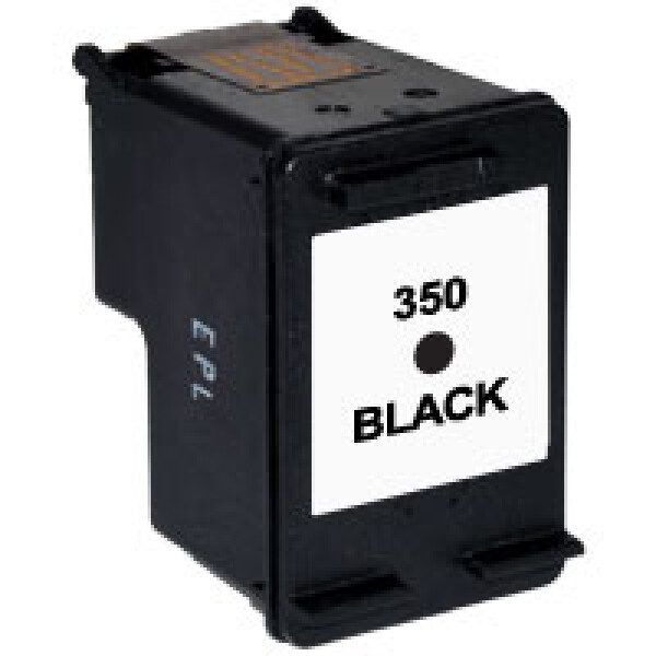 Compatible HP 350 Standard Yield Black Ink Cartridge Twin pack