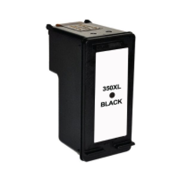 Compatible HP 350XL High Yield Black Ink Cartridge Twin Pack