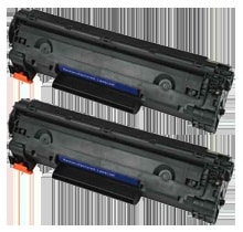 Original HP 78A Standard Yield Black Toner Cartridge Twin Pack