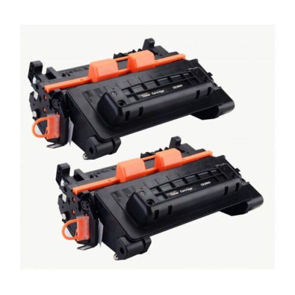Compatible HP 90A Standard Yield Black Toner Cartridge twin pack