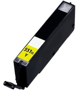 Compatible Canon CLI-551XLY High Yield Yellow Ink Cartridge