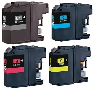 Compatible Brother LC123 High Yield Multipack Ink Cartridge