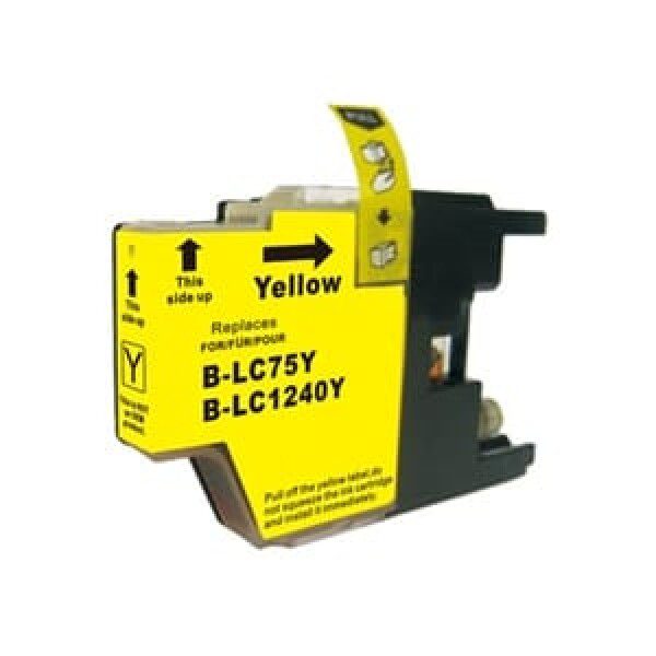 Compatible Brother LC-1240Y Standard Yield Yellow Ink Cartridge