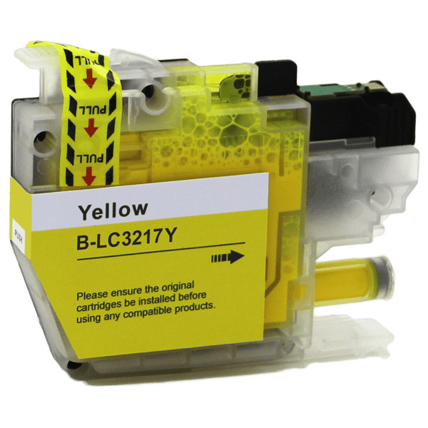 Compatible Brother LC3217Y Standard Yield Yellow Ink Cartridge