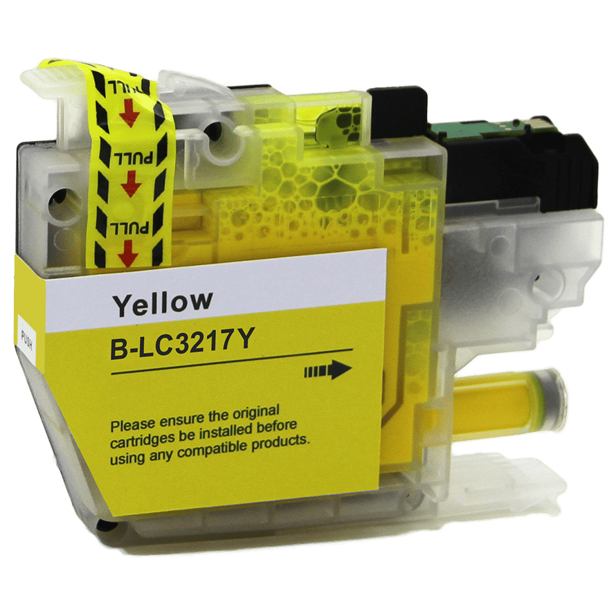 Compatible Brother LC3217Y Standard Yield Yellow Ink Cartridge