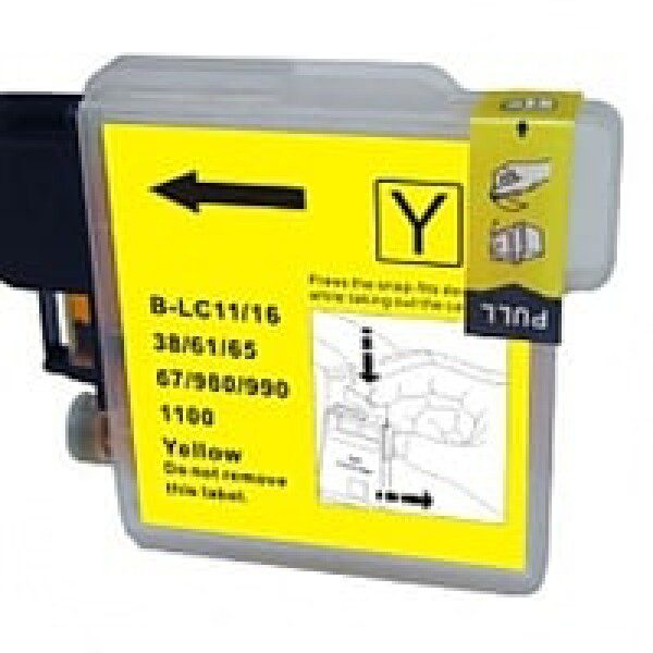 Compatible Brother LC980Y Standard Yield Yellow Ink Cartridge