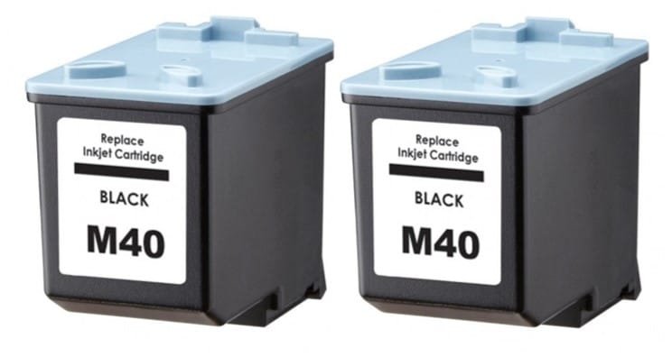 Compatible Samsung INK-M40V Standard Yield Black Ink Cartridge Twin pack