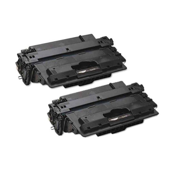 Compatible HP 70A Standard Yield Black Toner Cartridge twin pack