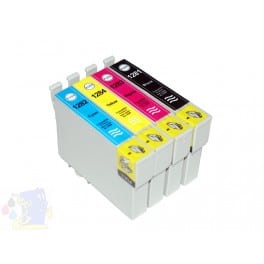 Compatible Epson T128 Standard Yield Multipack Ink Cartridge