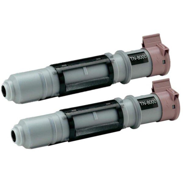 Compatible Brother TN-8000 Standard Yield Black Toner Cartridge Twin Pack