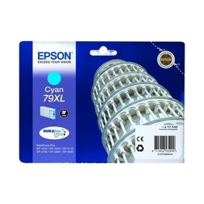 Original Epson 79XL High Yield Cyan Ink Cartridge
